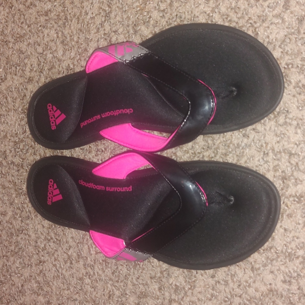 adidas Cloudfoam Surround Women Flip Flop Sandals US 9 UK 8